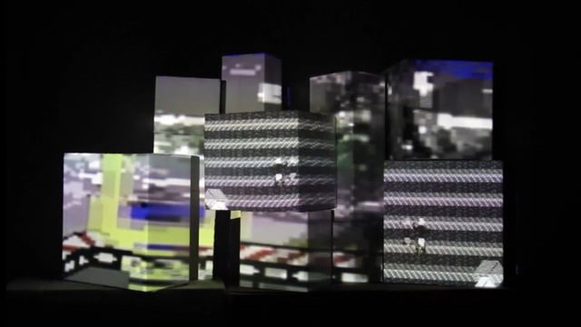 Boxes videomapping session